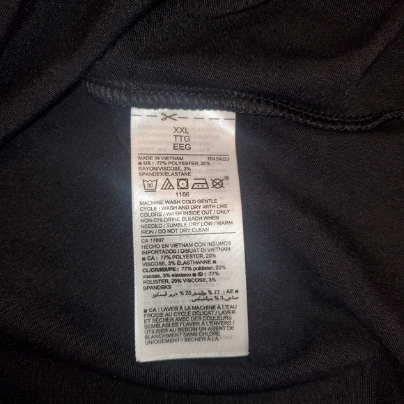 NWT Old Navy Black XXL Turtle Neck Sleeveless Dress‎ - Picture 8 of 10